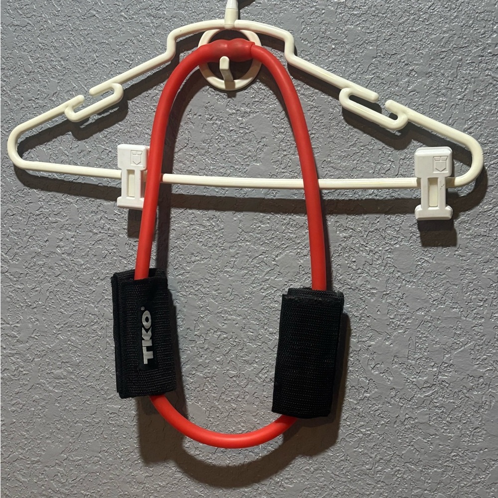 TKO Fitness Band in Red with Black Grips